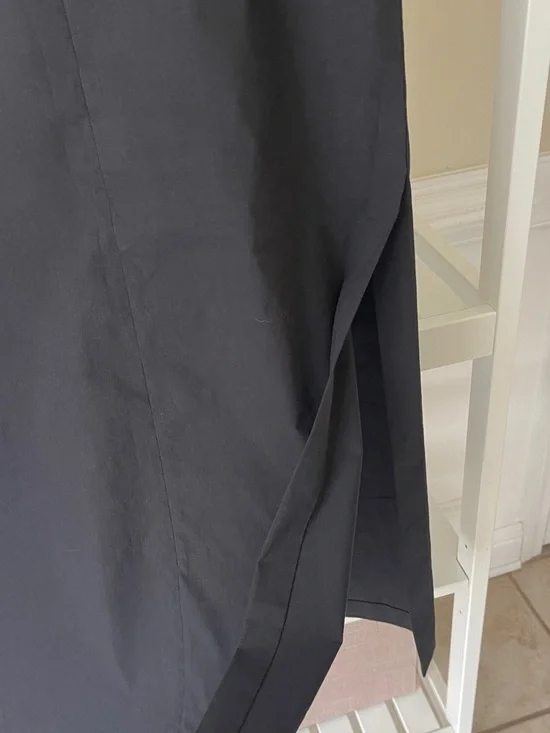 COS Black Pencil Midi Skirt with Side Slits - Picture 5 of 13